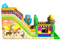 RB01022(7x6.5x5.5m) Inflatable castle with slide, Inflatable funcity for kids/ jumping bouncy