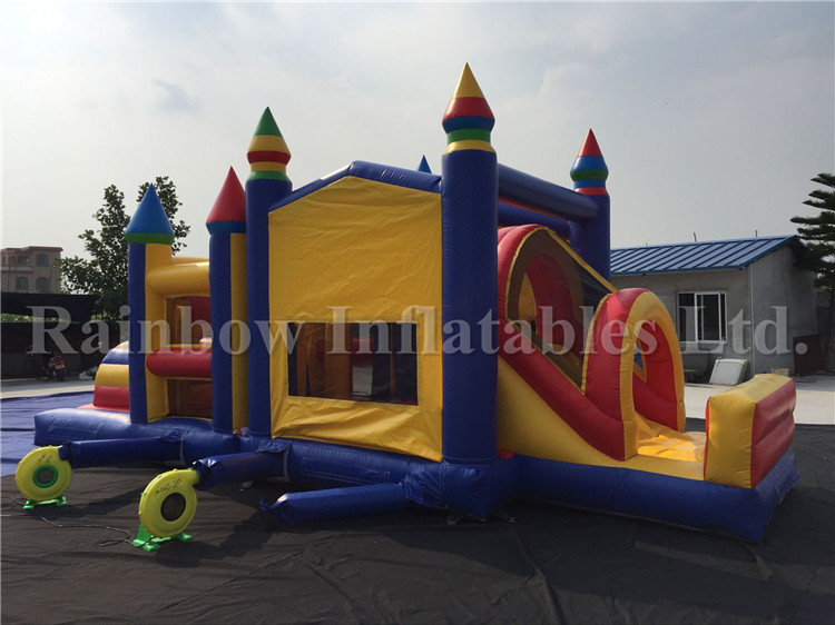 RB5054-1（8x4m） Inflatable Colorful Truck Obstacle Course/Simple Design Inflatable Obstacle For Sale