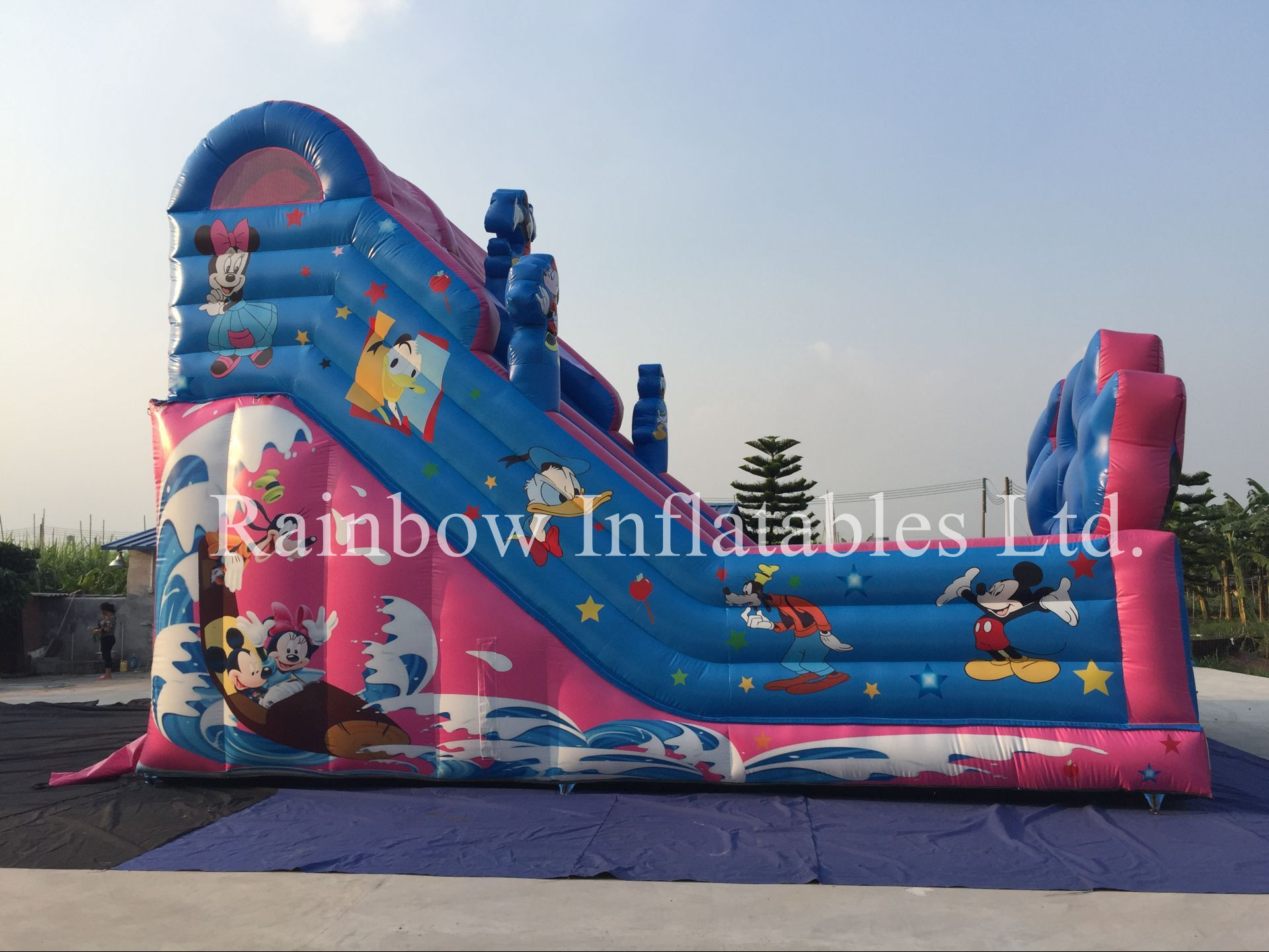 RB6073（9x6m） Inflatable Customize Cartoon Theme Slide for Kids and Children, Inflatable High Slide