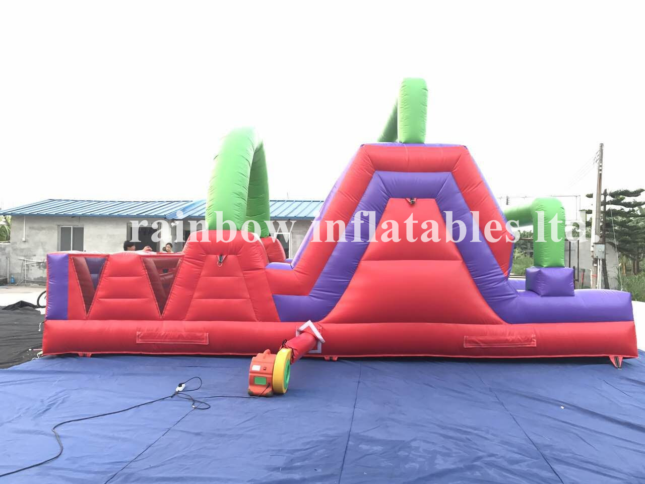 RB5042（8x4m） Inflatable Commercial Obstacle Course/ Cheap Inflatable Obstacle Course