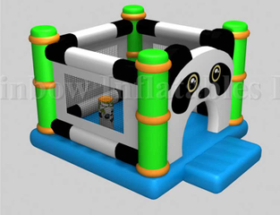 RB01041（4x4.5m）Inflatables Panda Bouncer Small Bouncer for Kids
