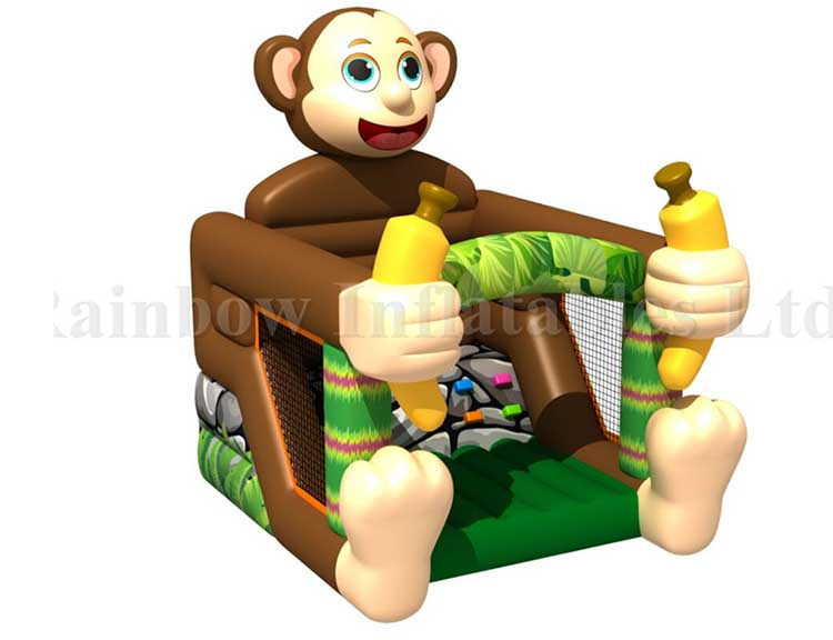 RB01031（4x5m）Inflatables Monkey Bouncer Jumping Bouncer for Kids