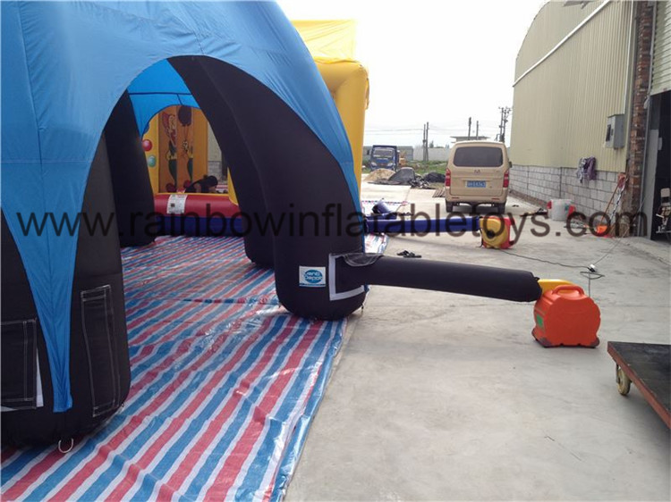 RB41003（8x8m） Inflatable Blue Dome Tent For Outdoor Advertising Event