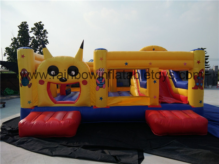 RB4092（6x6x3m） Inflatables Happy Pikachu Theme Bouncy