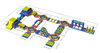 Rainbow New Design Durable Inflatable Large Floating Water Park for Sale