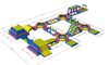 Rainbow New Design Durable Inflatable Large Floating Water Park for Sale