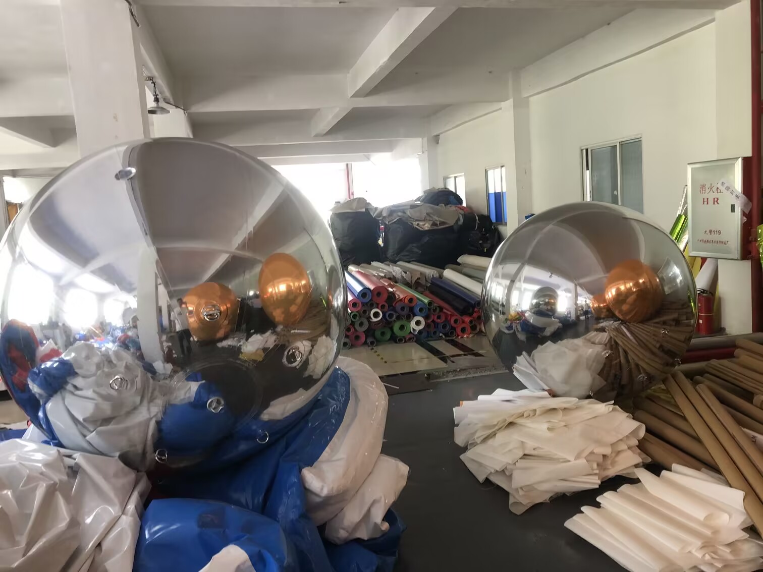 rainbow Inflatable Mirror Ball In Low Price
