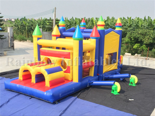 RB5054-1（8x4m） Inflatable Colorful Truck Obstacle Course/Simple Design Inflatable Obstacle For Sale