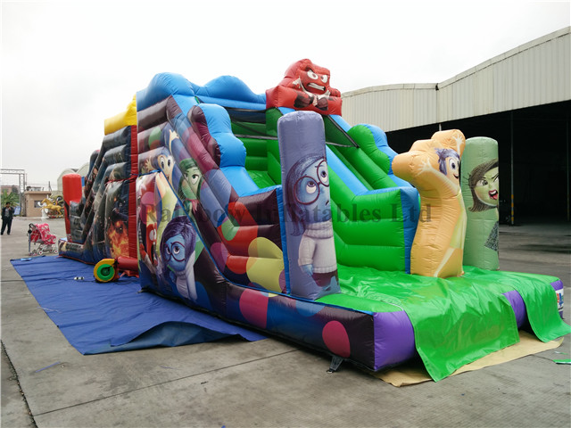 RB6038-3(5.4x3.5x4m) Inflatable Inside Out Theme Customized Commercial Slide For Kids