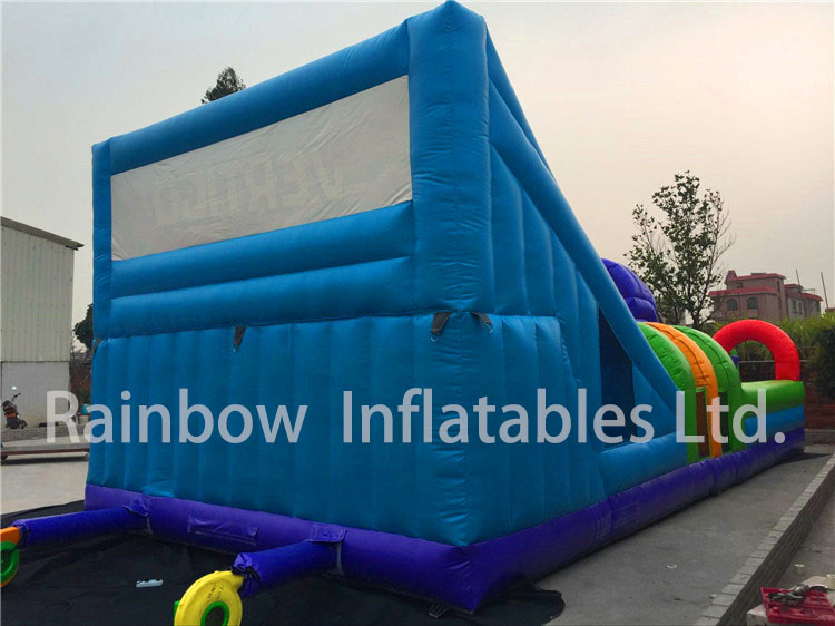 RB5070（12x5m）Inflatable Long Obstacle Course For Children 