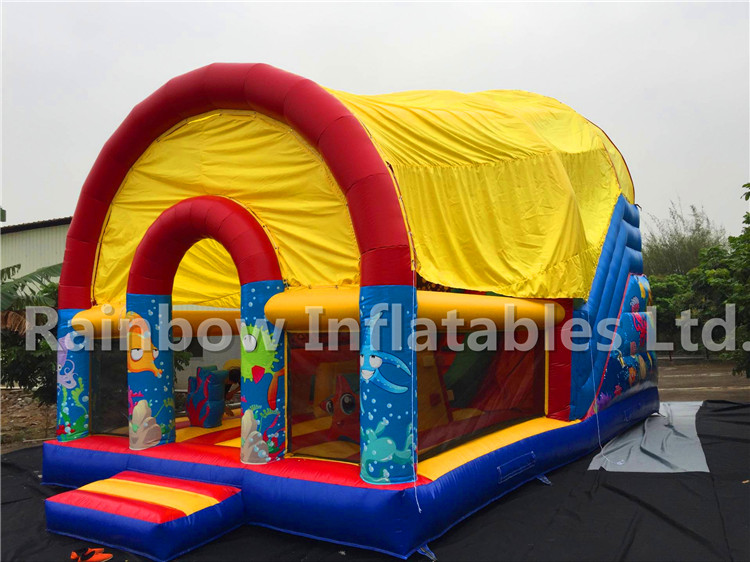 RB6097(9x5.2x6.8m) Inflatable Giant Customized Slide For Kids