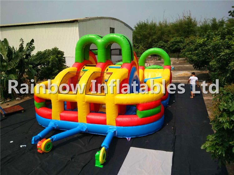 RB5073(9x6x4m) Inflatable hotsell Multi - functional Obstacle Course 