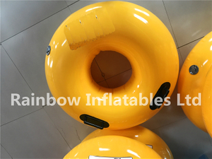 RB33018(0.8x0.8x0.25m)Inflatables Yellow swimming ring for sale 