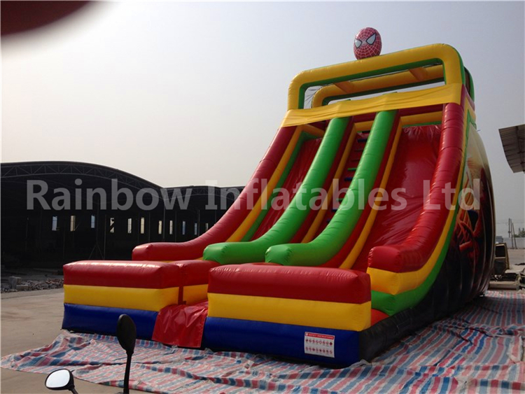 RB8043(11.3x5.8x9m) Inflatable High Quality Spider Man Slide For Sale