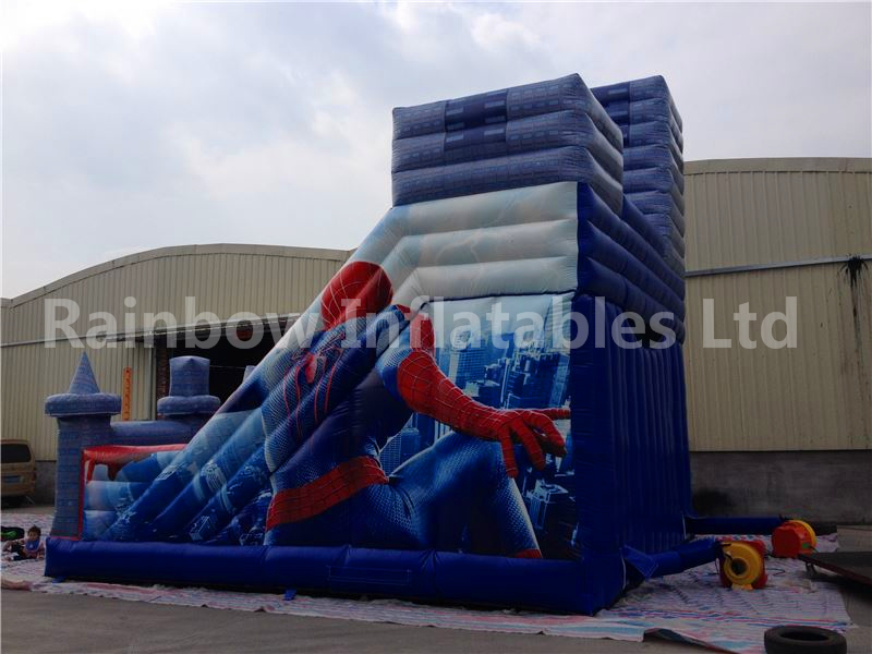 RB6055 (8x6x7m) Inflatable Popular Commercial Super Hero Slide For Kids