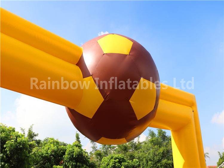 RB21052（6x4m） Inflatable yellow football Arch for advertisement