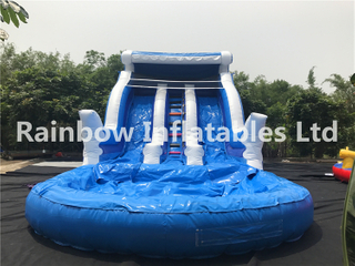 RB6101(9.5x4.5m) Blue-ocean inflatable water slide selling
