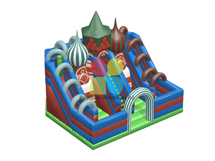RB04153（10x8.5x8m）Inflatables castle funcity with slide new design