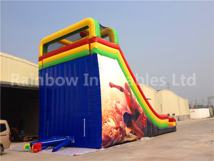 RB8043(11.3x5.8x9m) Inflatable High Quality Spider Man Slide For Sale