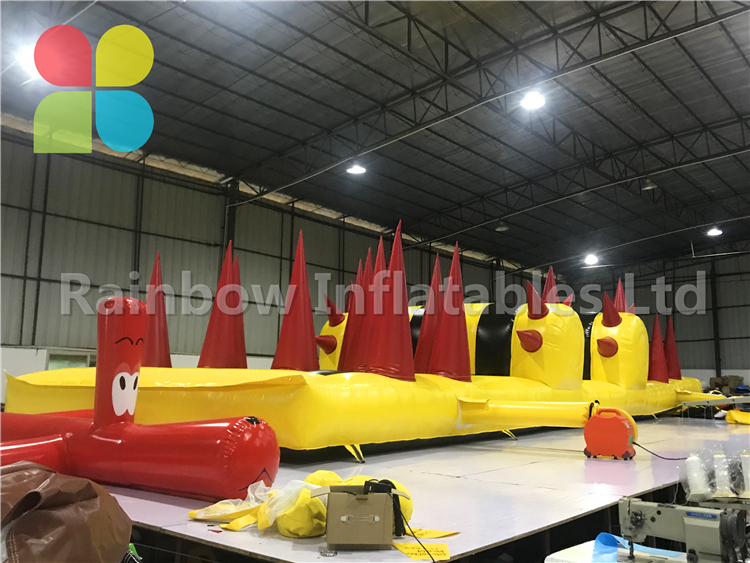 RB5202（144x5.5m）Inflatable large 144 meters multi-functional Obstacle Course competition For adult
