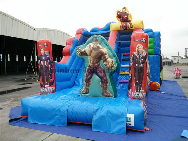 RB6038-4(5.4x3.5x4m) Inflatable Durable Avenger Slide For Outdoor Playground