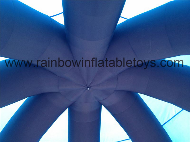 RB41003（8x8m） Inflatable Blue Dome Tent For Outdoor Advertising Event