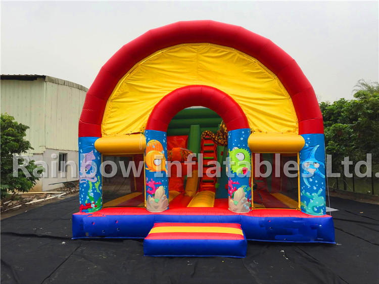 RB6097(9x5.2x6.8m) Inflatable Giant Customized Slide For Kids