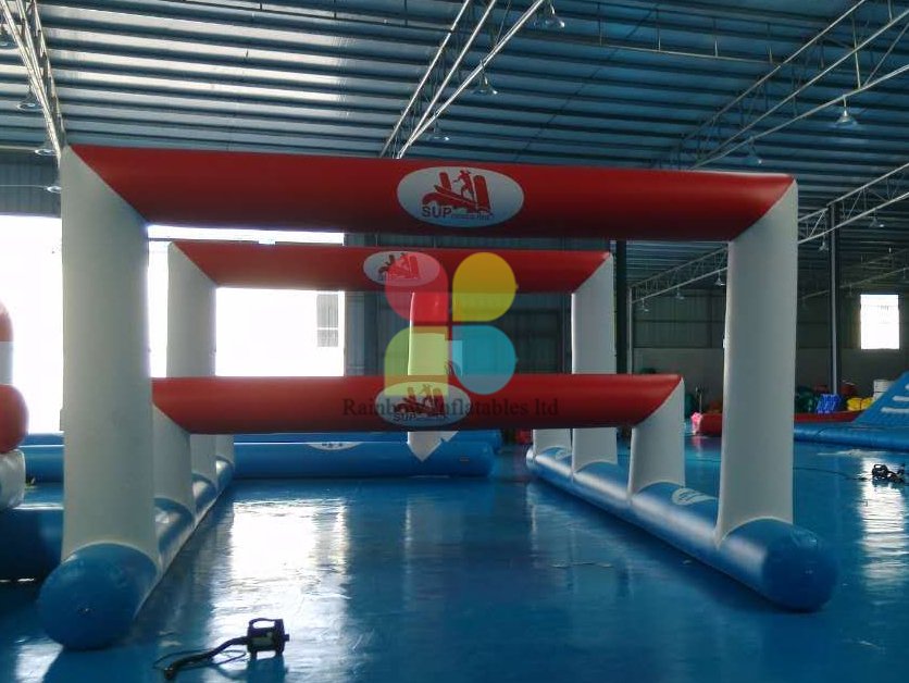 Inflatable Floating island Water obstacles sport games hot sale RB32085