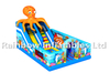 RB4123（7x5x6m）Inflatables Octopus theme funcity with Slide