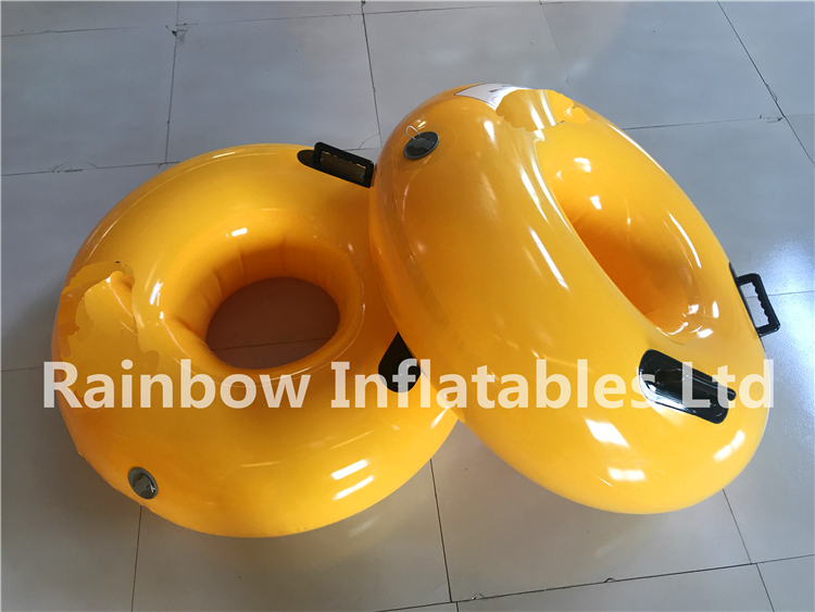 RB33018(0.8x0.8x0.25m)Inflatables Yellow swimming ring for sale 