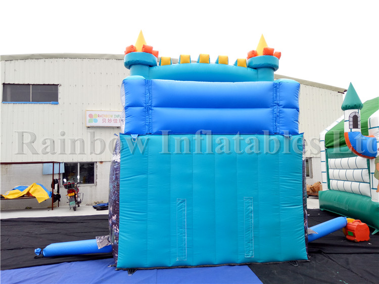 RB7011 (6x3.2x4m) Inflatable Small Sea World Theme Water Slide For Sale