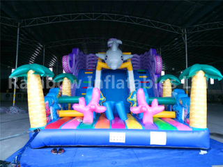 RB06001(9x5x6m) Inflatable Funny Sea World Slide For Amusement 