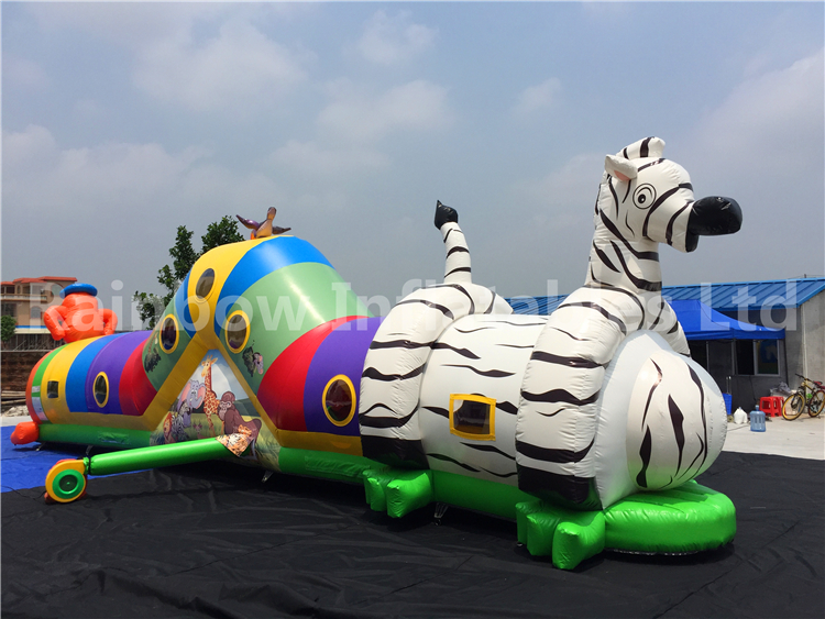 RB12013(12x2.5m) Inflatable Tunnel Long Obstacle Course For Children 