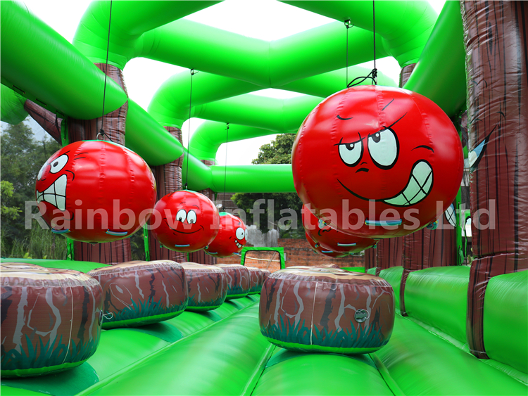 RB5205(15x4.5x4.5m) Inflatable Orchard Dash Obstacle Course hot sales