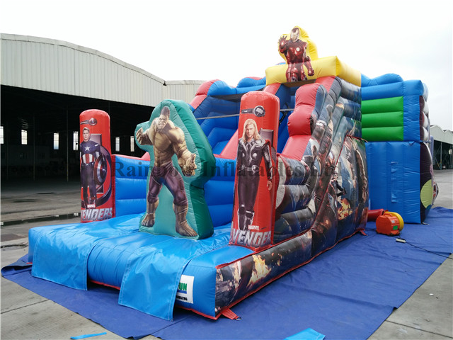 RB6038-4(5.4x3.5x4m) Inflatable Durable Avenger Slide For Outdoor Playground
