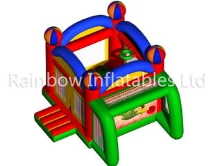 RB02016(4.7x4.5x3.5m) Inflatable Bouncy House With Soccer Game