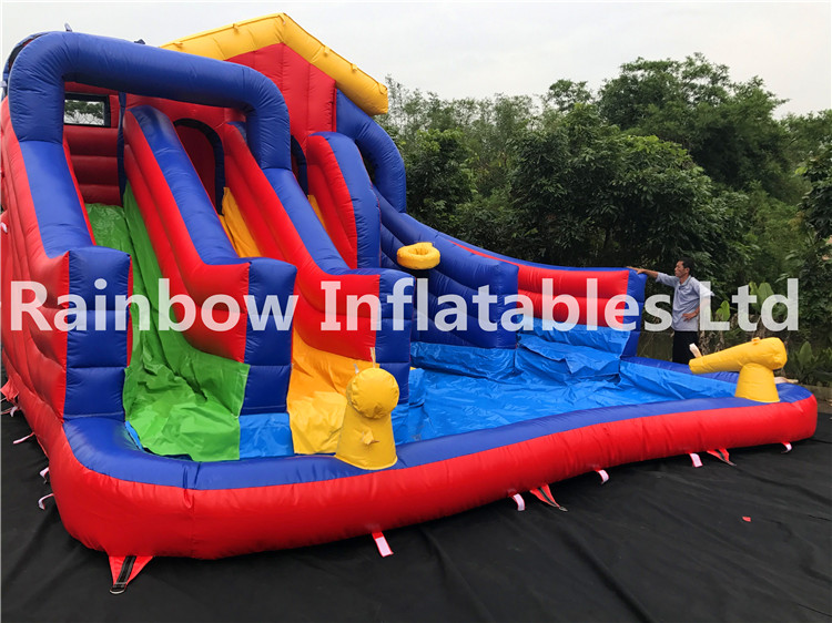 RB6100(6.58x6.4x4.5m) Inflatable Slide For Sale,Popular Slide For Kids