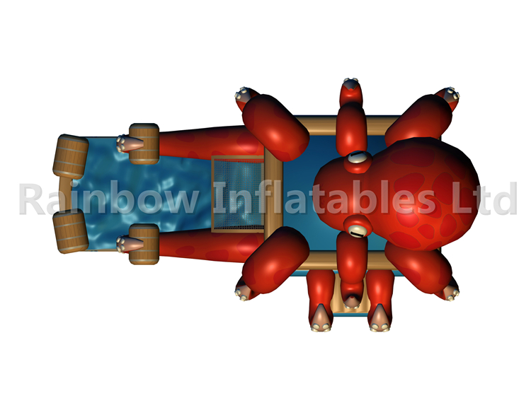 RB03101（10x4x4.5m）Inflatable Red octopus for Kids
