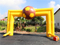 RB21052（6x4m） Inflatable yellow football Arch for advertisement