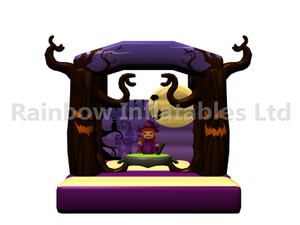 RB01143（4x4.5m）Inflatable Halloween Theme Witch bouncer for Kids