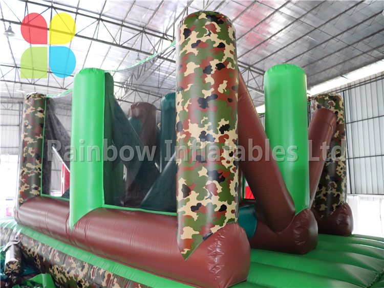 RB5202（144x5.5m）Inflatable large 144 meters multi-functional Obstacle Course competition For adult