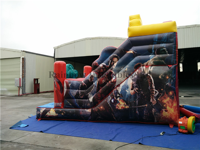 RB6038-4(5.4x3.5x4m) Inflatable Durable Avenger Slide For Outdoor Playground
