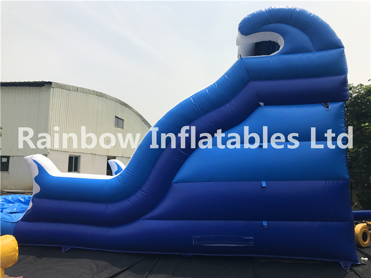 RB6101(9.5x4.5m) Blue-ocean inflatable water slide selling