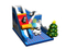 RB06112（8x6x6.5m）Inflatable Happy penguin and polar bear dry slide for sale