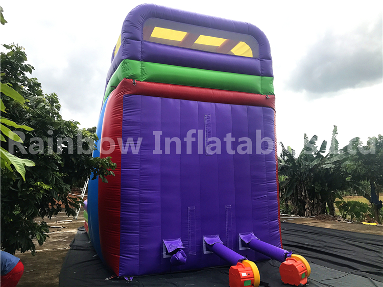 RB6016（9x7x4m） Inflatables Colorful double Slide For Kids