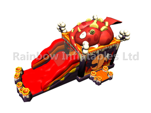 RB03102（10x4x4.5m）Inflatable Fire dragon combo for Kids