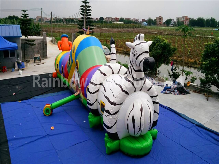 RB12013(12x2.5m) Inflatable Tunnel Long Obstacle Course For Children 