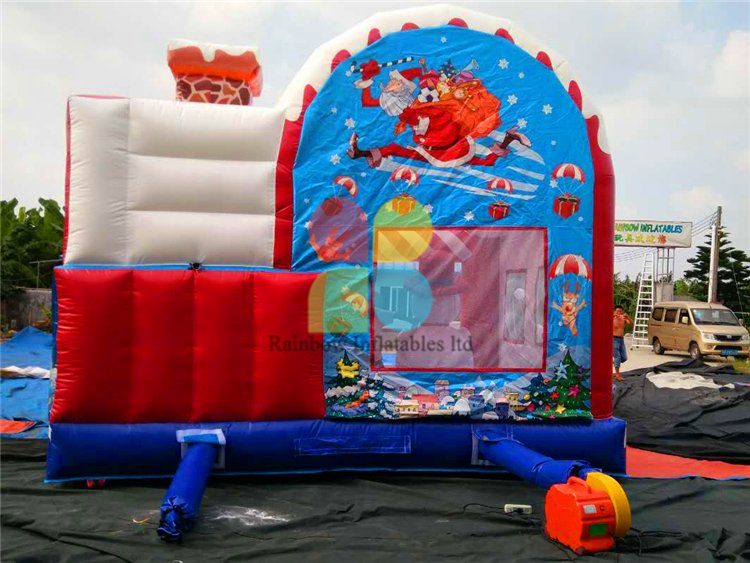 RB20028（ 5x6m ） Inflatables Christmas Combo Castle For Holiday Events