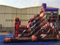 RB6038-6(5.4x3.5x4m) Inflatable Popular Descendants Theme Slide With Colorful Painting