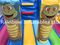RB3009 ( 6x4m ) Inflatables Amusing Turtle Combo With Slide For Fun
